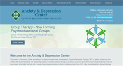 Desktop Screenshot of anxietyanddepressioncenter.com
