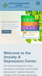Mobile Screenshot of anxietyanddepressioncenter.com